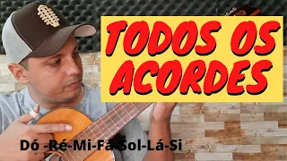 ACORDES MAIORES e MENORES na VIOLA CAIPIRA para INICIANTES | PASSO A PASSO FÁCIL!