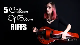 5 Children of Bodom riffs on hurdy gurdy