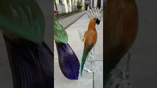 Original Murano Glass handmade Parrot