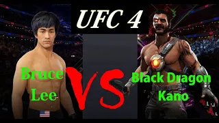 Bruce Lee vs Black Dragon Kano - EA sports UFC 4 - CPU vs CPU