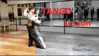 Tango lesson - exercises for two groups in one class