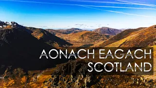 The Narrowest Ridge on Mainland Britain - The Aonach Eagach Ridge 4k