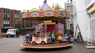 Weihnachtsmarkt 2023 in Leer - Der Aufbau