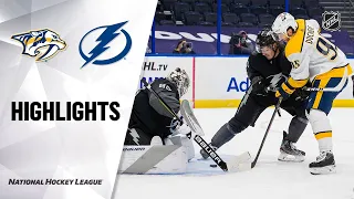 Predators @ Lightning 1/30/21 | NHL Highlights