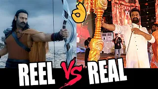Reel Vs Real : Prabhas Lift Huge Bow | Adipurush | Kriti Sanon | Om Raut | News Buzz