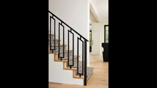 rampe d'escalier en fer forgé😍 افكار حديد السلالم