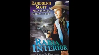 RABIA INTERIOR  (Rage at dawn) Pelicula de Oeste con Randolph Scott,Forrest Tucker y Mala Powers