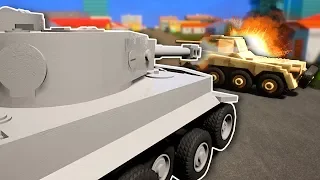 TANK BATTLE WITH TEAMS! - Brick Rigs Multiplayer Gameplay