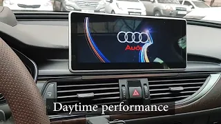 10.25 inch" touchscreen carplay android auto for Audi A6 C7 S6 RS6 A7 S7 RS7 2011-2018