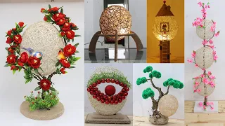 10 Jute Craft Ideas With Balloon | Home Decorating ideas handmade 2021