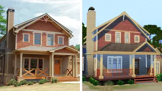 I Tried To Recreate This Real House In The Sims 4