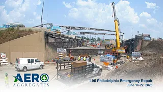 I-95 Philadelphia Emergency Repair - 4K Time-Lapse