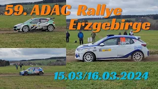 59. ADAC Rallye Erzgebirge 2024 | Impressionen | 🏁🚙🚗 | 15./16.03.2024