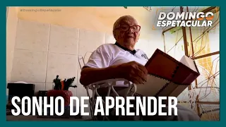 Brasileira de 94 anos quer entrar para o Livro dos Recordes como a estudante mais idosa do mundo