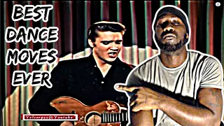 THIS MAN CAN DANCE! Elvis Presley - Blue Suede Shoes 1956 (Color and Stereo) REACTION