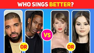 Guess who is singing..! Who sings better? | Olivia Rodrigo, Salena Gomez, Lady Gaga, Rihanna