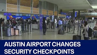 Austin-Bergstrom changes TSA security checkpoints due to renovations | FOX 7 Austin