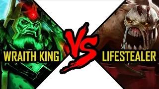 Dota 2 Wraith King vs Lifestealer – Dota Battle Ostarion Leoric vs N'aix #17 Longest battle ever