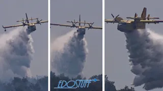 Canadair CL-415 Water Bomber - FIREFIGHTING ACTION! - Croatian Air Force