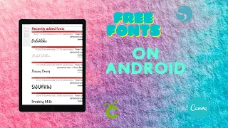 HOW TO DOWNLOAD FONTS ON TABLET FROM DAFONT | 2021 DAFONT TUTORIAL | UPLOAD TO CANVA & CRICUT DESIGN