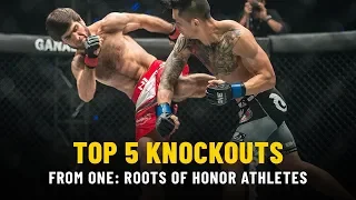 Top 5 Knockouts From ONE: ROOTS OF HONOR Athletes | ONE Highlights