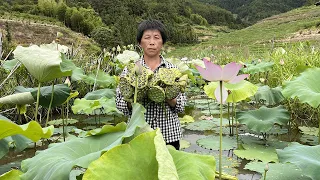 Grandma Makes Lotus Seed Glutinous Rice Cake and Winter Melon Soup