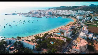 Sant Antoni de Portmany, Ibiza Island, Balearic Islands 4K DJI Mini 2