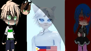 Mlb React To Chat Blanc 🇺🇸|🇵🇭 | Remake | GachaClub