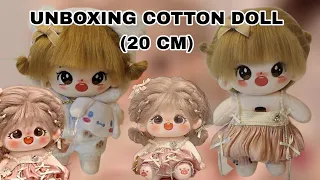 UNBOXING COTTON DOLL 20CM+BAJU BONEKA SANRIO CINAMORROL #cottondoll #asmr