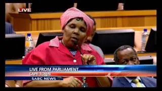 EFF not allowing president Zuma to answer questions in Parliament