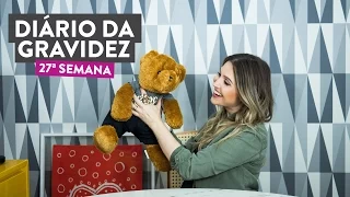 27ª semana - DIÁRIO DE GRAVIDEZ: Não quero visitas na maternidade! | Lu Ferreira