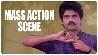 Nagarjuna Mass Action Scene || Shiva Movie || Shalimar Movies