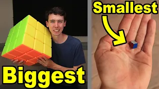 The BIGGEST vs. the SMALLEST Rubik's Cube