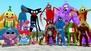 ALL POPPY PLAYTIME CHARACTERS VS SLENDYTUBBIES FAMILY (Garry's Mod)