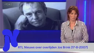 RTL late Nieuws - Jos Brink overleden (17-8-2007)