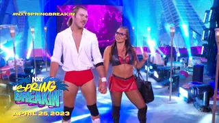 Brooks Jensen & Kiana James entrance: WWE NXT Spring Breakin', April 25, 2023