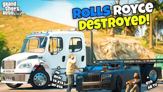 Jimmy Destroyed Michael Most Expensive Car | Rolls Royce | Lost Everything EP#1 | GTA 5 Pakistan