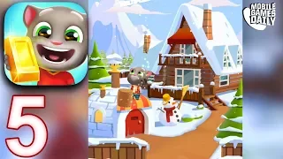 TALKING TOM GOLD RUN Gameplay Walkthrough Part 5 - Frosty Tom's Home (iOS Android)