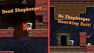 Spelunky 2: How to steal from shopkeepers without them blaming you!