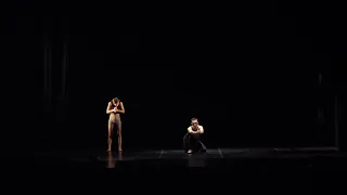 Contemporary solo on stage