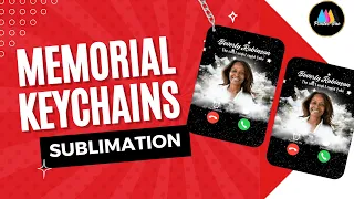 Sublimation Memorial Keychains