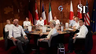 G7 leaders meet amid missile strikes in Kyiv
