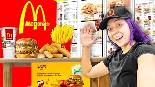 I BUILD OUR OWN MCDONALD’S AT HOME | JUNE OPENED A REAL MC DONALD’S IN HER HOUSE BY SWEEDEE