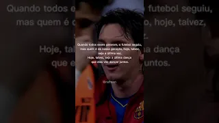 A última dança Cr7 e Messi #Shorts