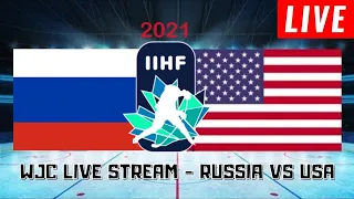Russia vs USA Live Stream | World Juniors Championship 2021 Preliminary Round Play By Play/Reactions