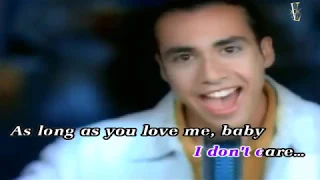 As Long As You Love Me - Backstreet Boys [KARAOKE with Backup Vocals in HQ]