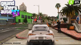 Toyota Supra MK5 With Real GTA 6 Graphics