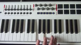 How to play Calvin Harris Ft. Tinie Tempah - Drinking From The Bottle (Tuto Piano)