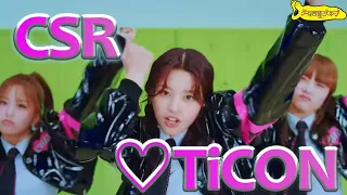 [ 첫사랑(CSR) / 러브티콘 (♡TiCON) ] K-POP MV REACTION 夜のゲーム菩薩（밤의 게임 보살)