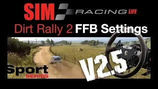 Dirt Rally 2 Fanatec CSW V2 5 & in game FFB Settings